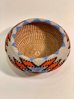 Voll Perlen Paiute Native American Indian Handmade Willow Kunstwerk Korb