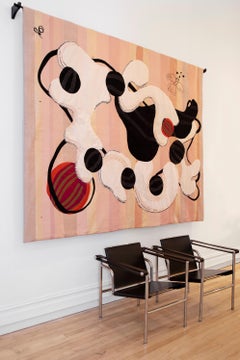 Fully Custom Embroidered Wall Tapestry Made to Order