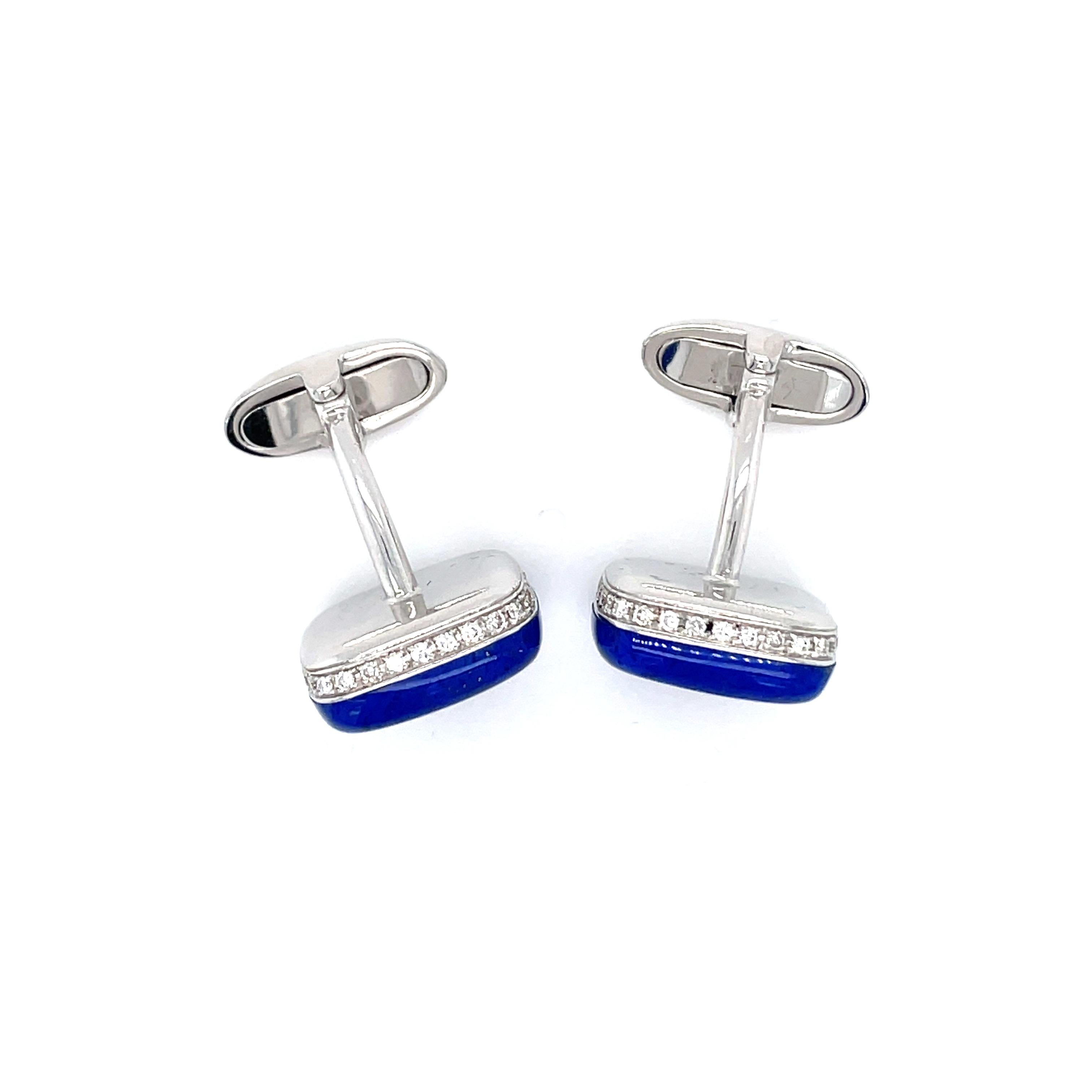 Contemporain Boutons de manchette pour hommes en or 18 carats entièrement personnalisés et diamants de 2 à 3 caractères en vente