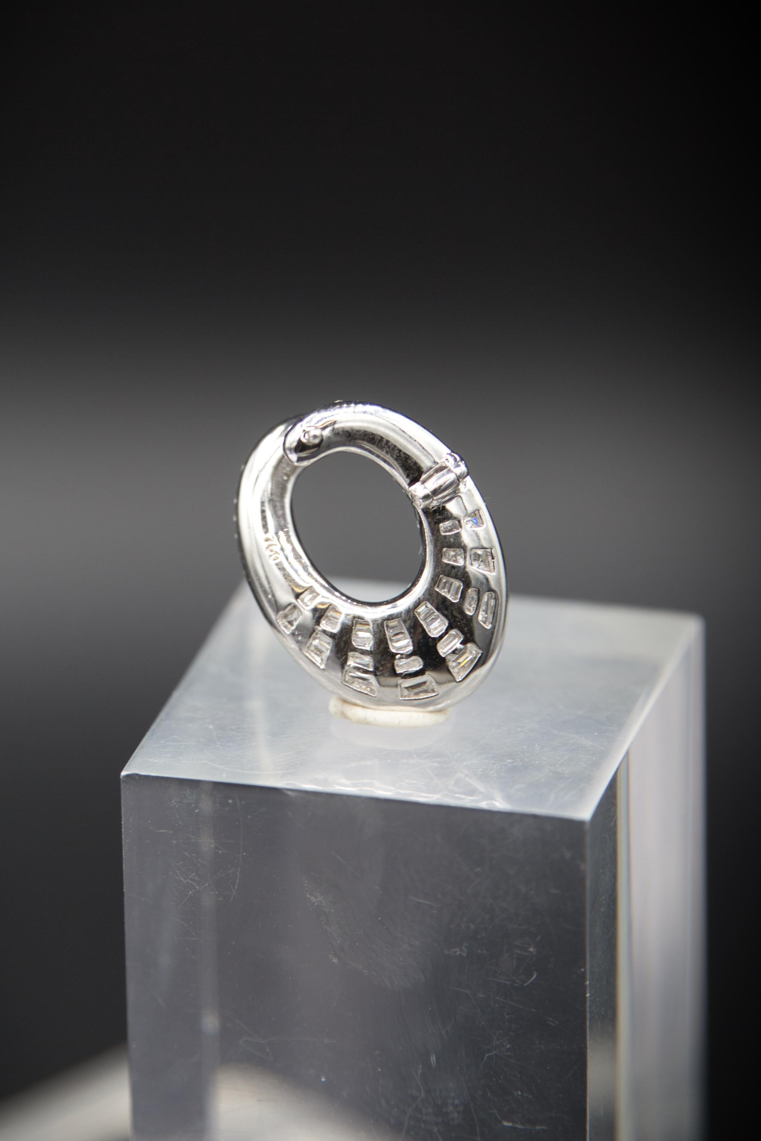 Fully Diamonds earrings 2 ct in vendita 1