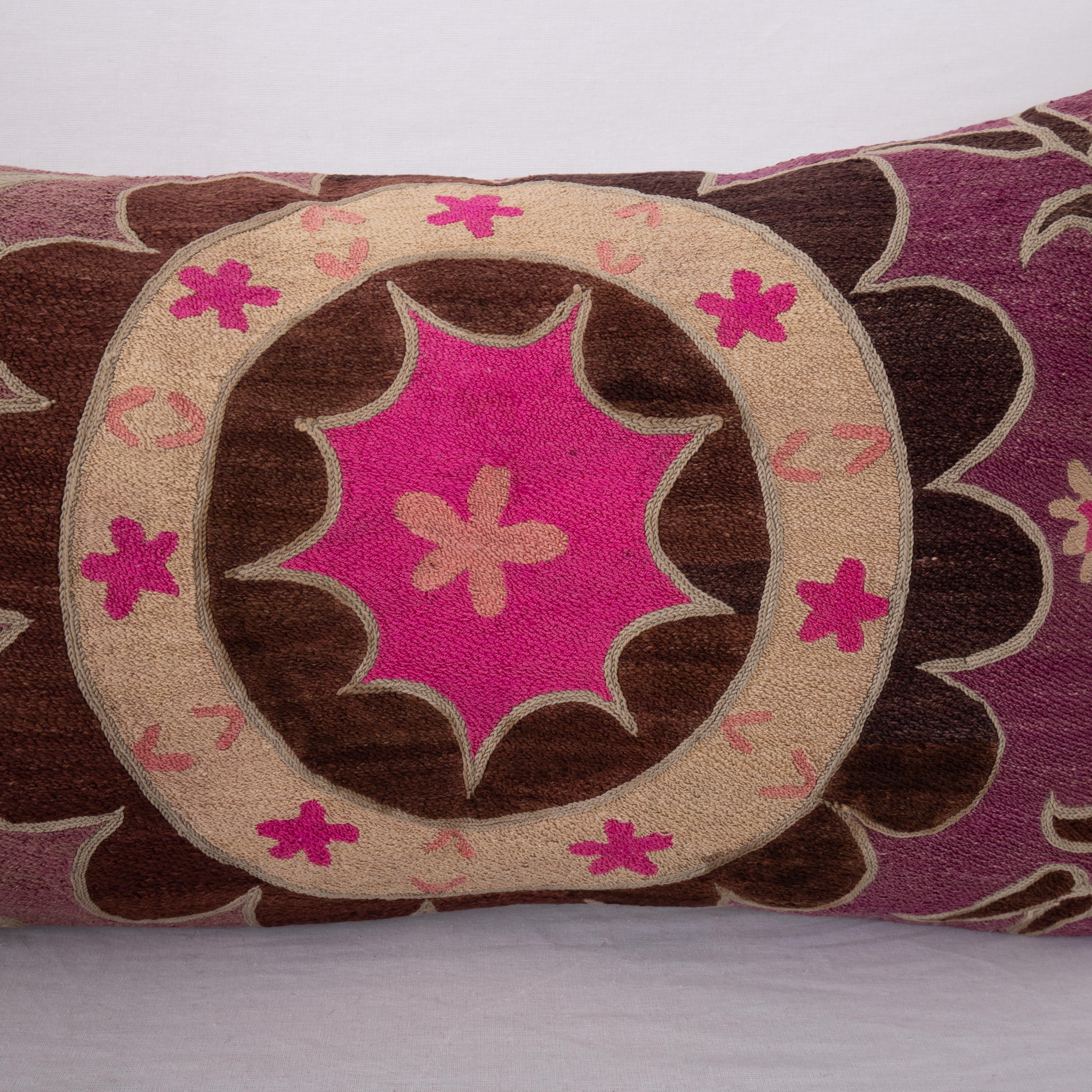 20th Century Fully Embroidered Suzani Pillowcase, Tashkent, Uzbekistan, 1930s
