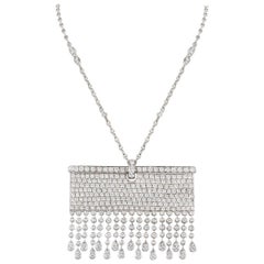 Fully Loaded Diamond Necklace with Diamond Tassels 22.50 Carats Fully Loaded Diamond Necklace with Diamond Tassels 22.50 Carats
