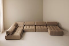 Fully re-upholstered Modular Voyage Immobile sofa by Roche Bobois, France 1990s.