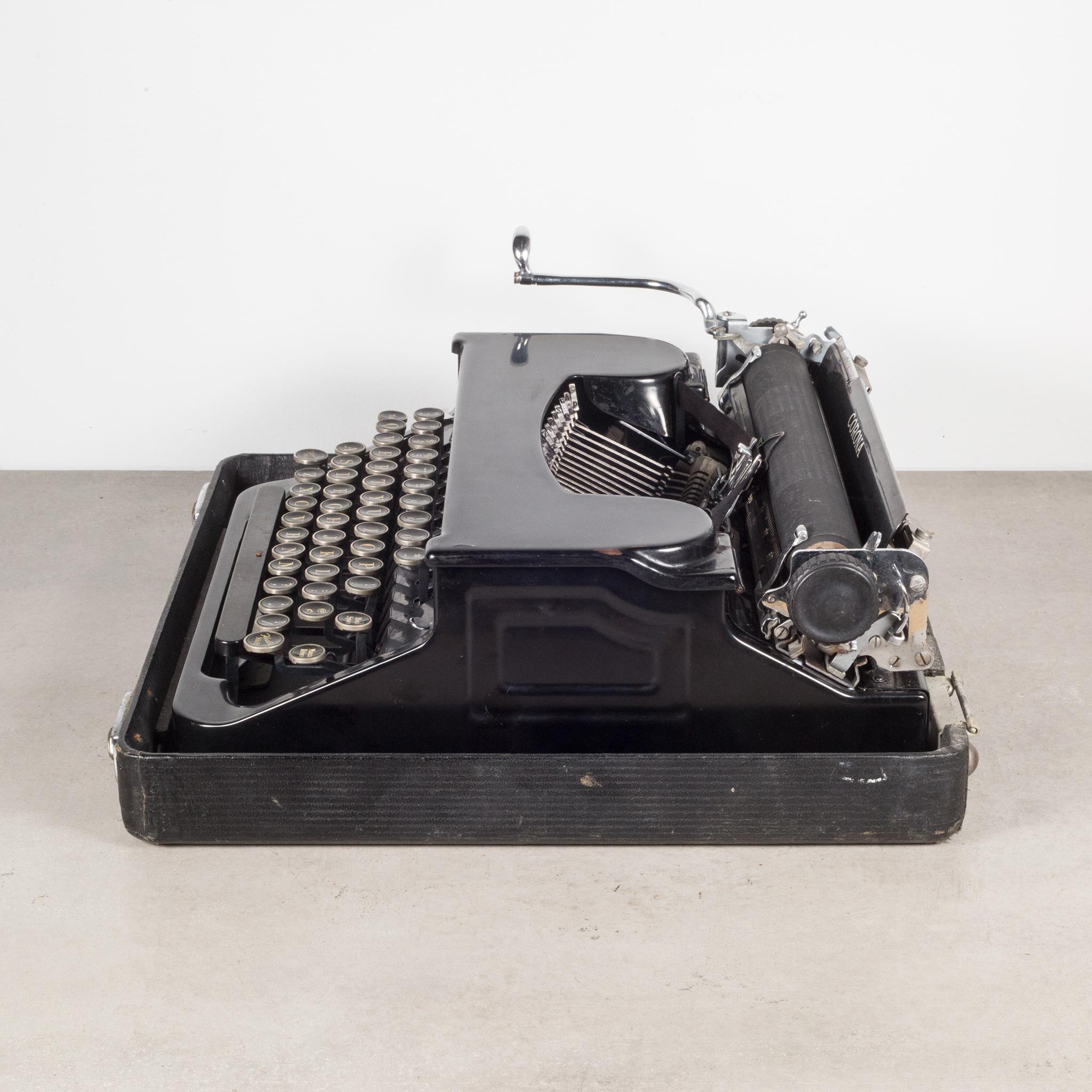 20th Century Fully Refurbished Corona Sterling Typewriter, c.1936