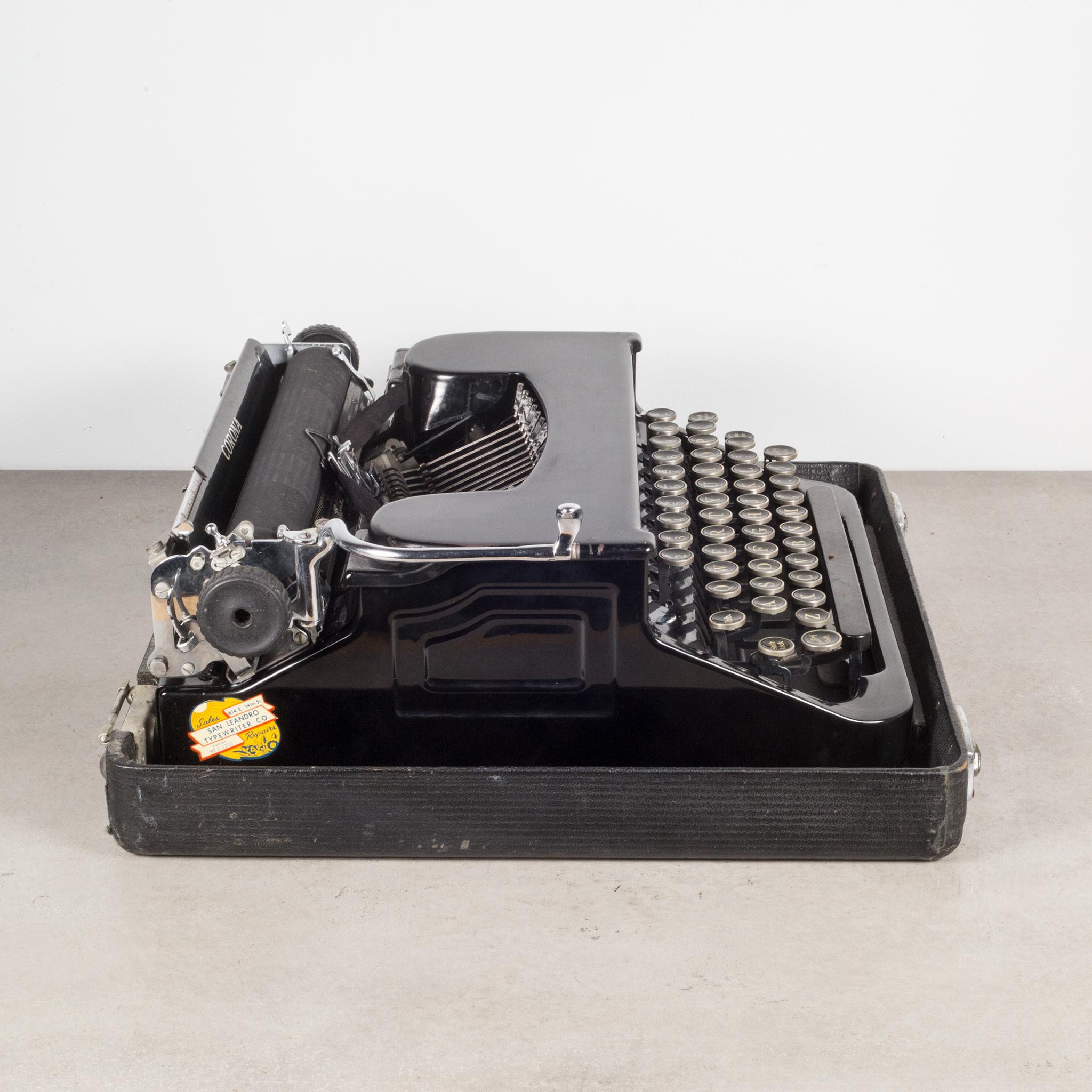 Fully Refurbished Corona Sterling Typewriter, c.1936 1