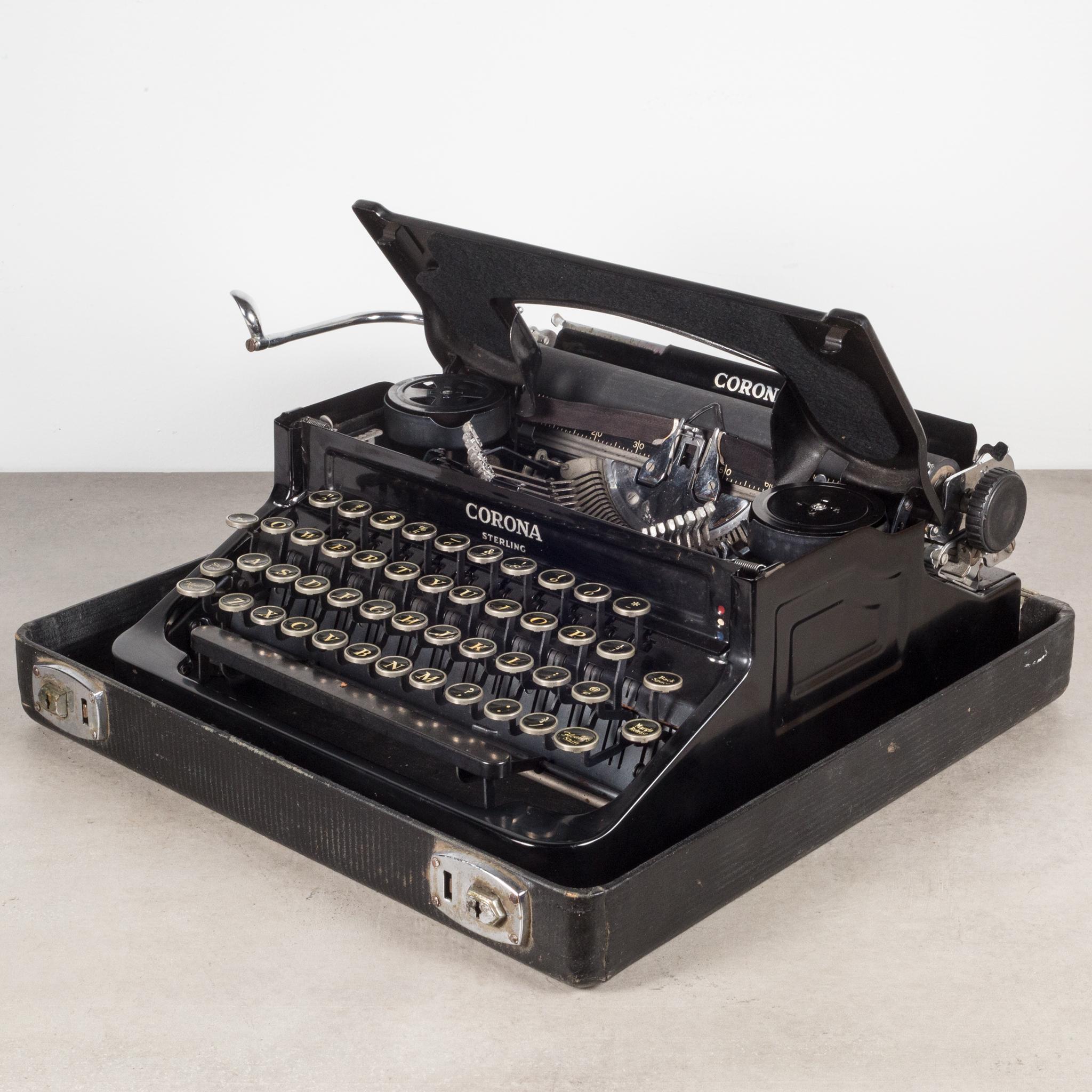 Fully Refurbished Corona Sterling Typewriter, c.1936 2