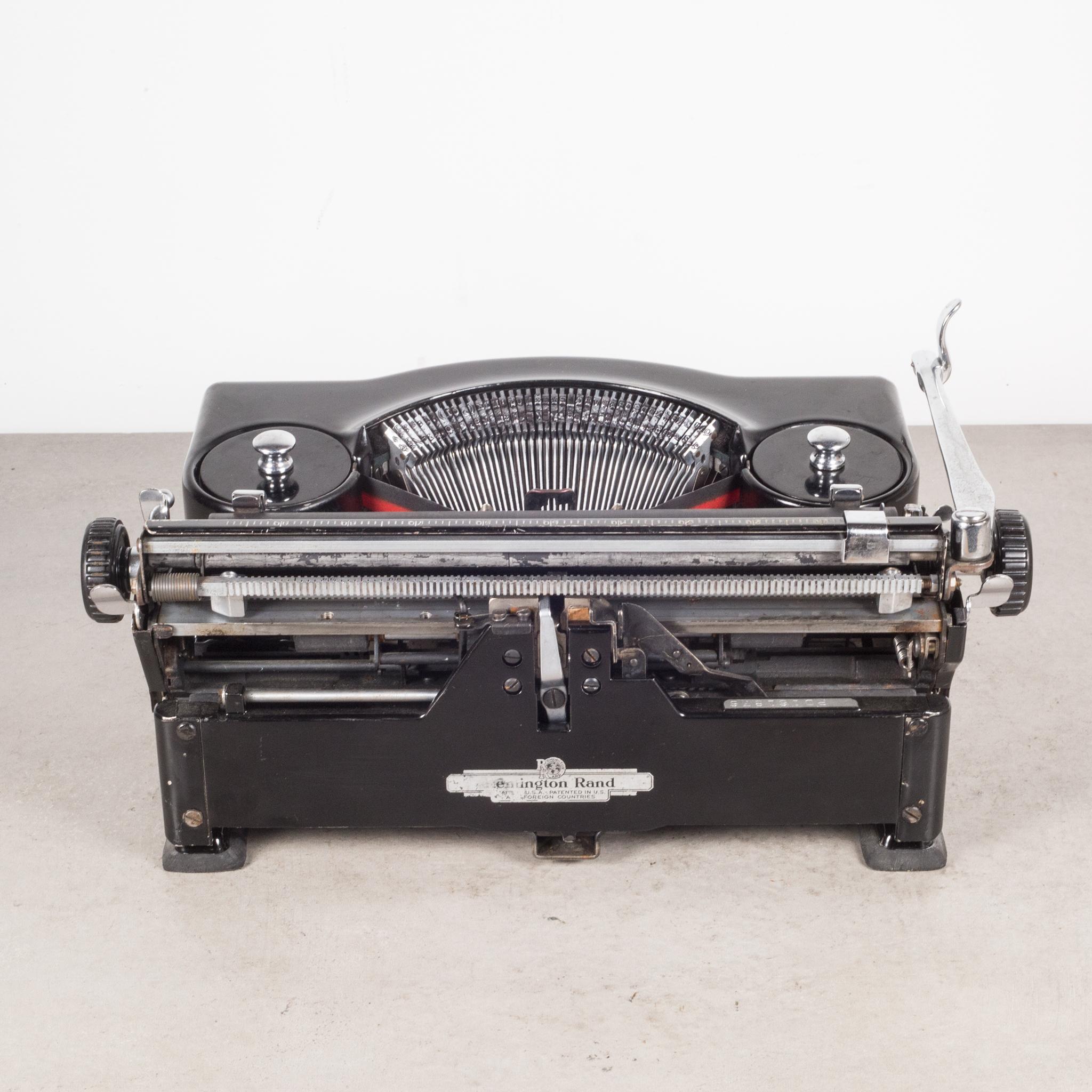 Métal Machine à écrire Remington modèle 1 entièrement remise à neuf:: c.1938