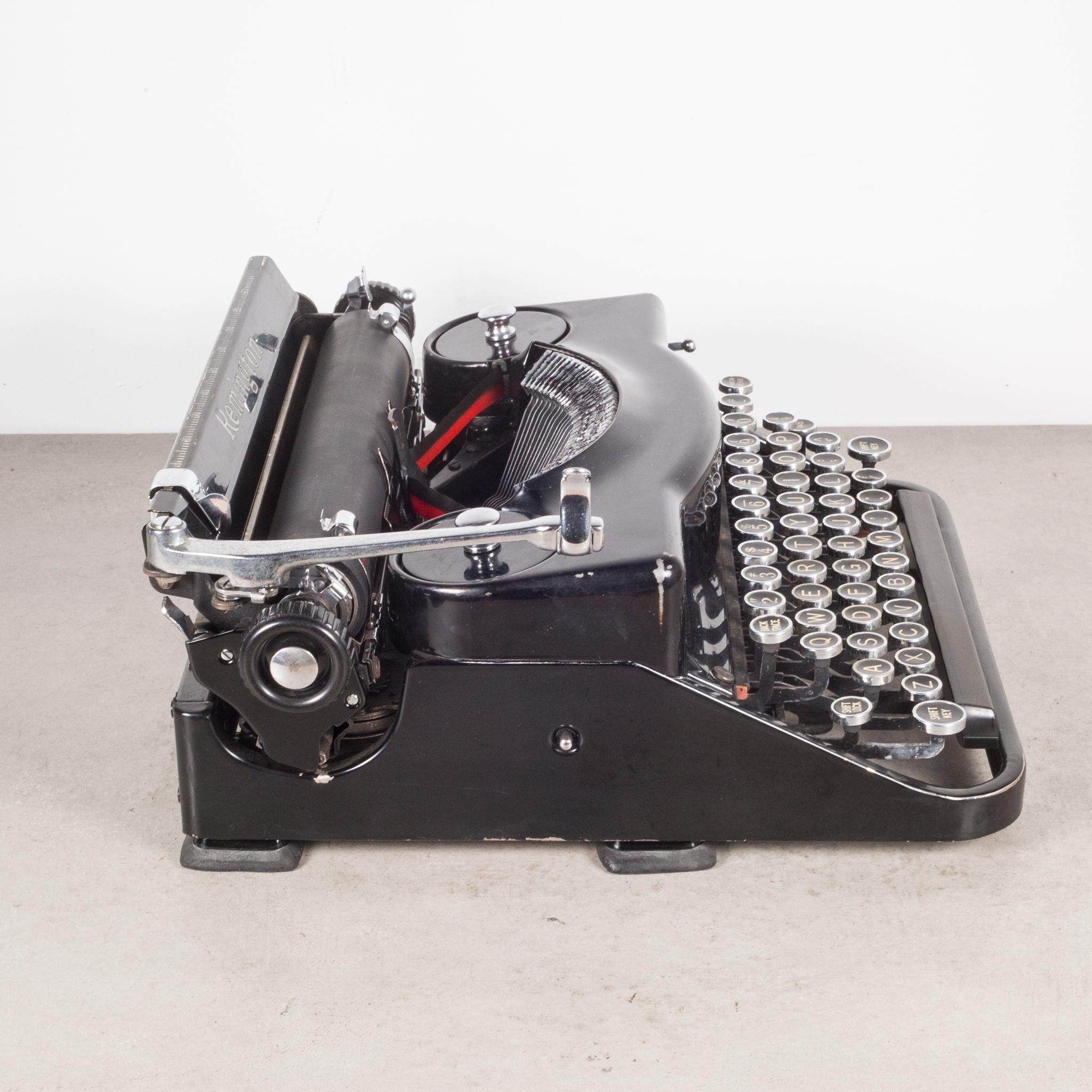 Metal Fully Refurbished Remington Model 1 Typewriter, c.1938