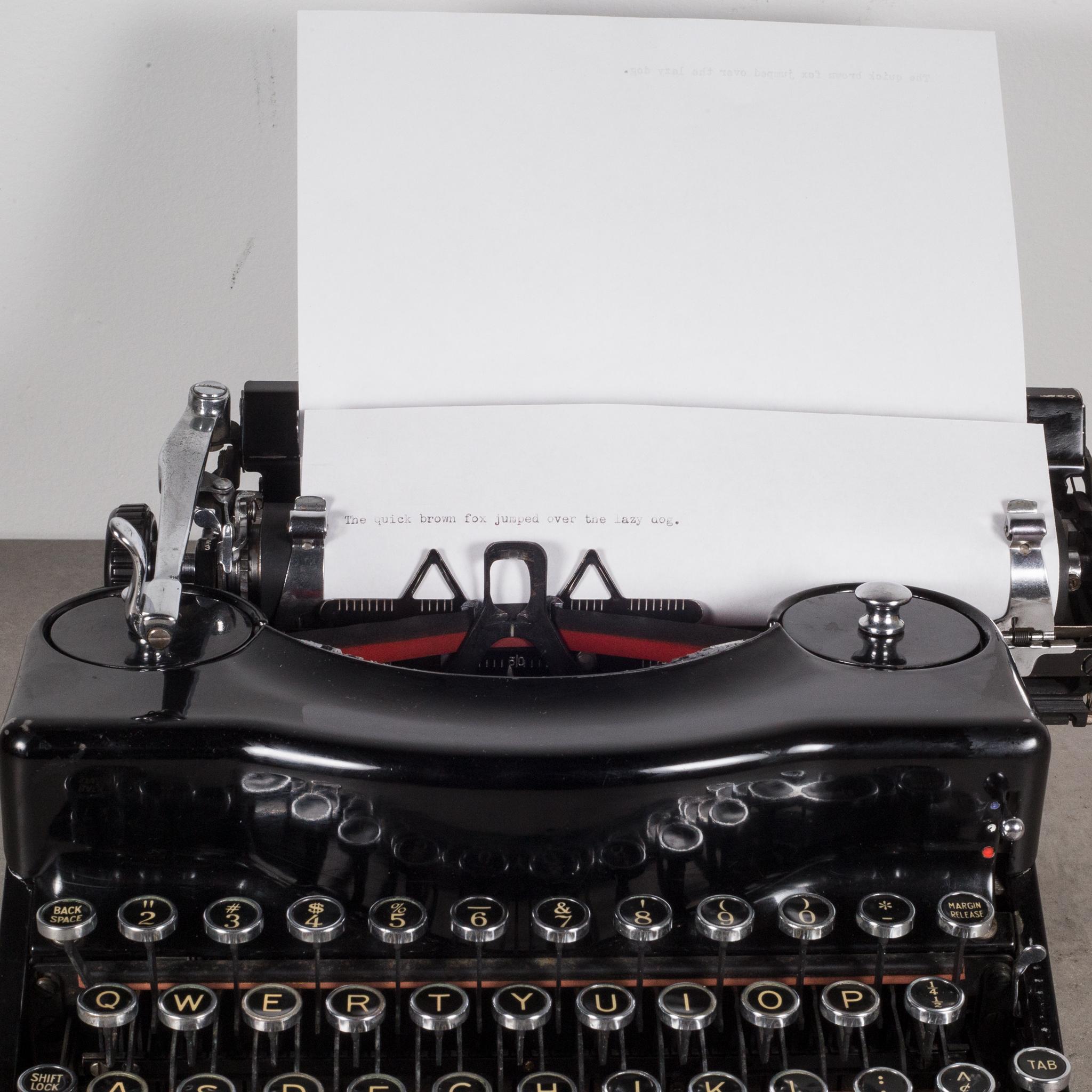 Machine à écrire Remington modèle 1 entièrement remise à neuf:: c.1938 2