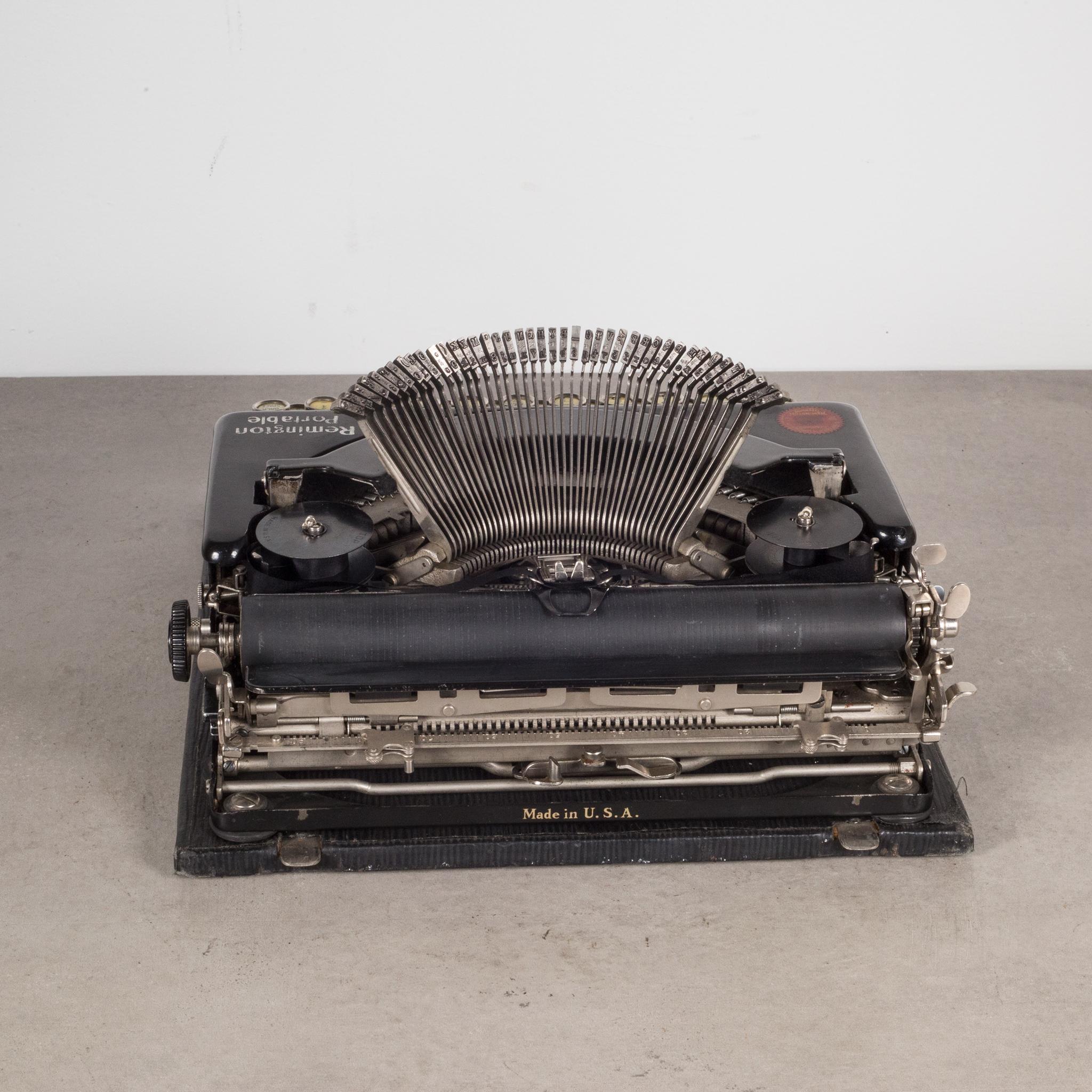 Fully Refurbished Remington Portable No. 1 Typewriter, c.1920 In Good Condition In San Francisco, CA