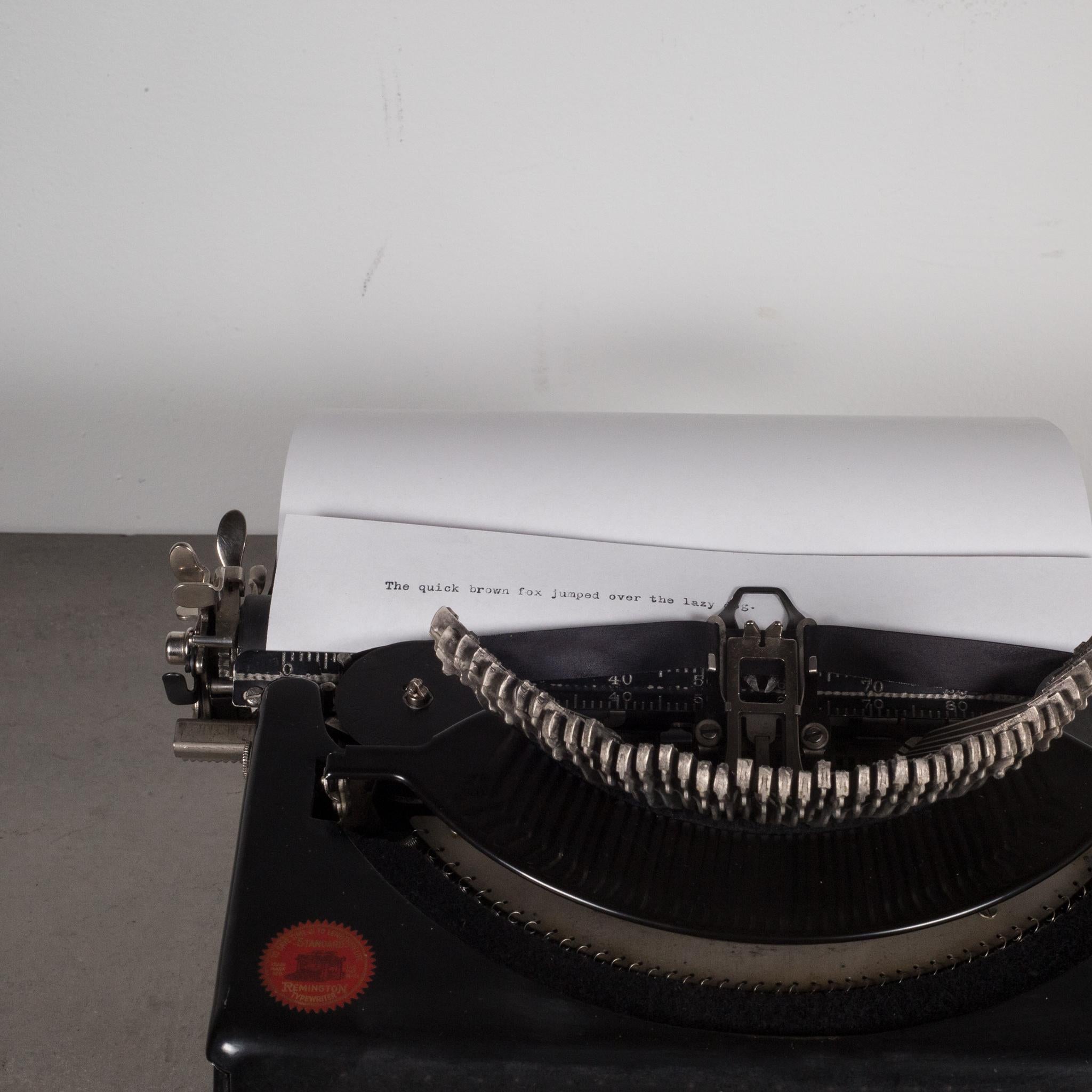 20th Century Fully Refurbished Remington Portable No. 1 Typewriter, c.1920