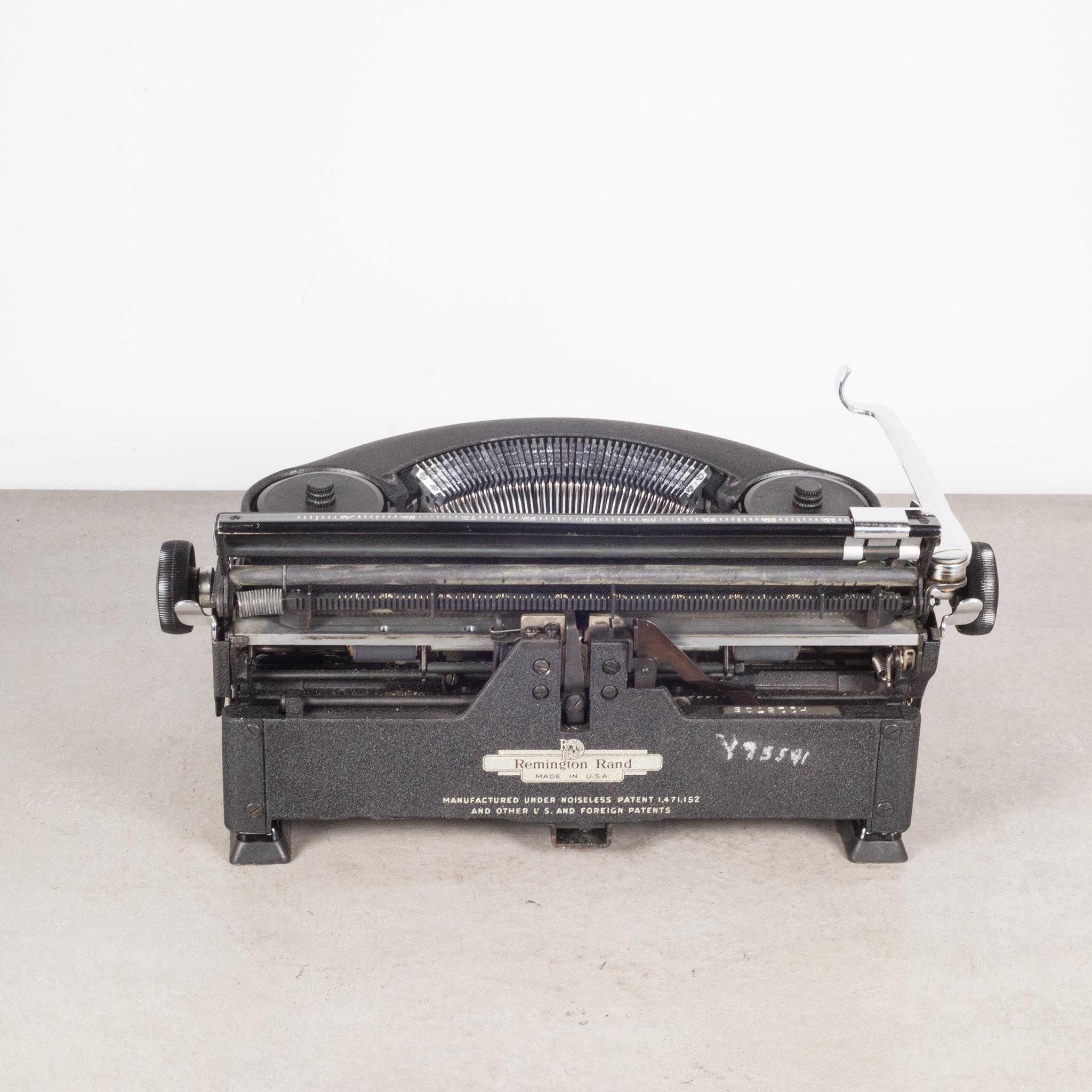 remington rand noiseless typewriter