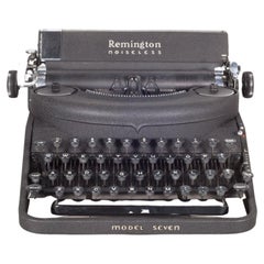 Antique Fully Refurbished Remington Portable Noiseless Model Seven Typewriter, c.1931