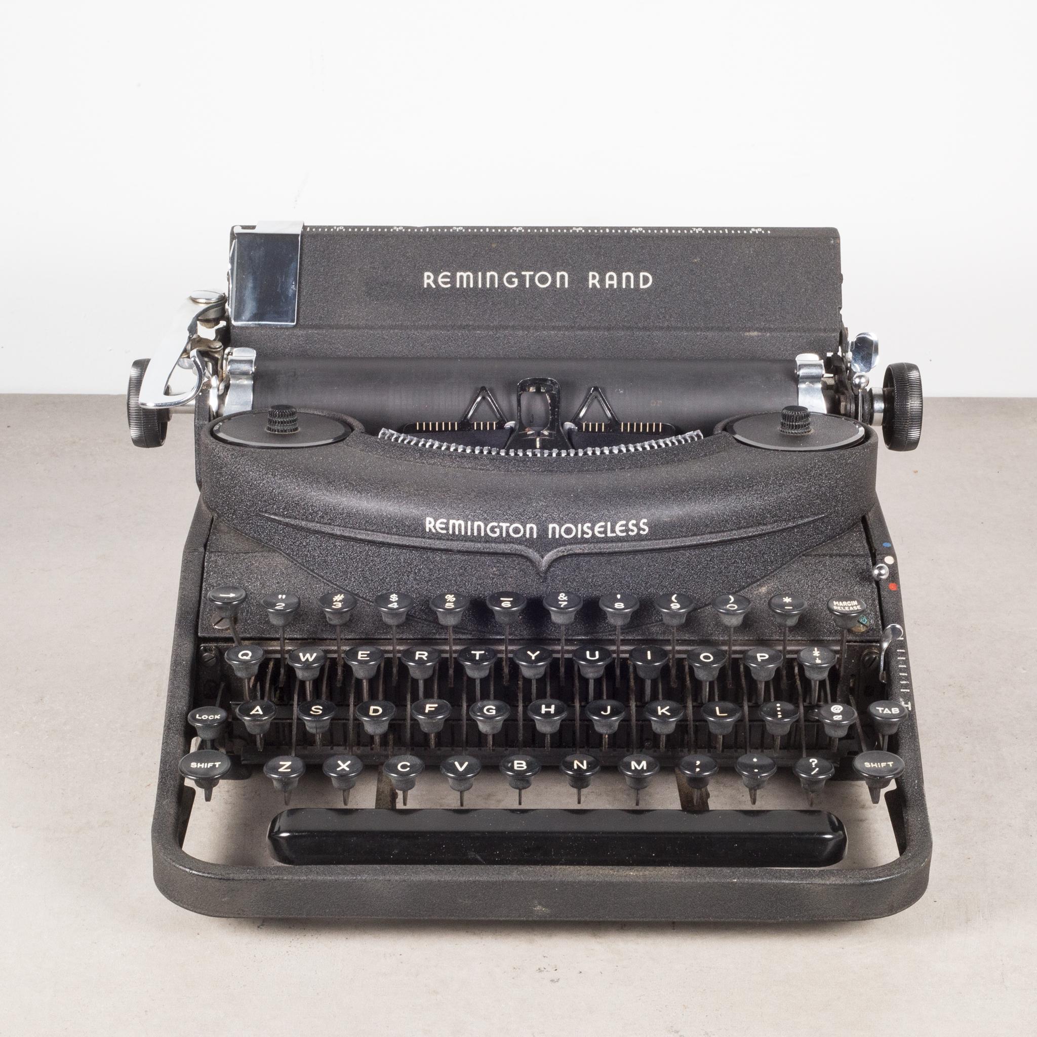 remington noiseless typewriter