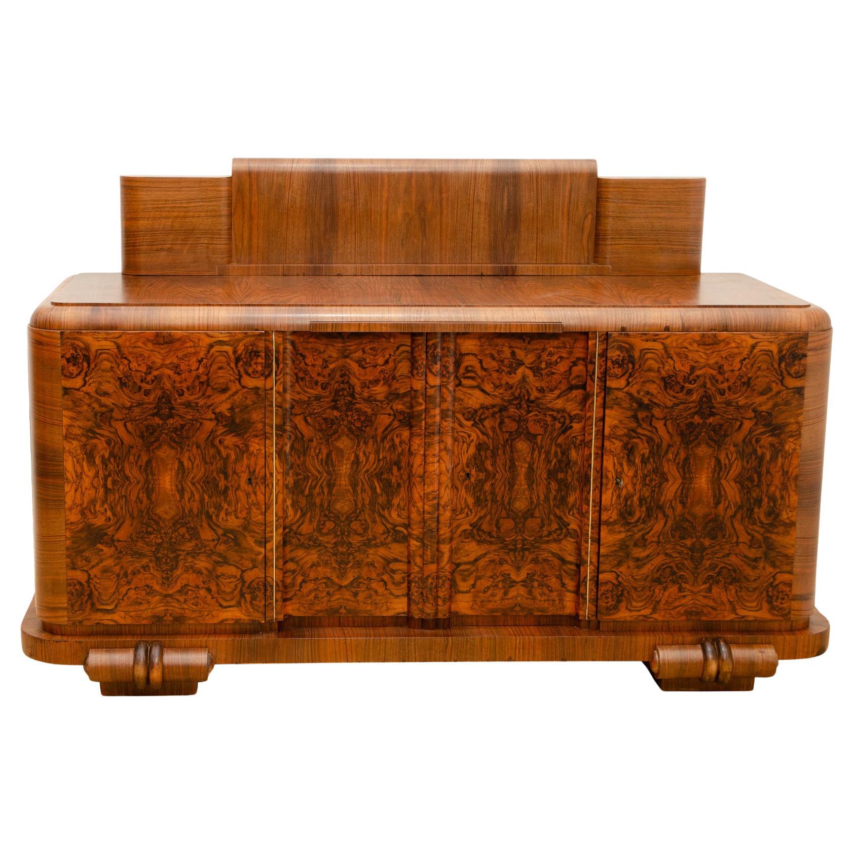 Buffet français ART DECO entièrement rénové, années 1930