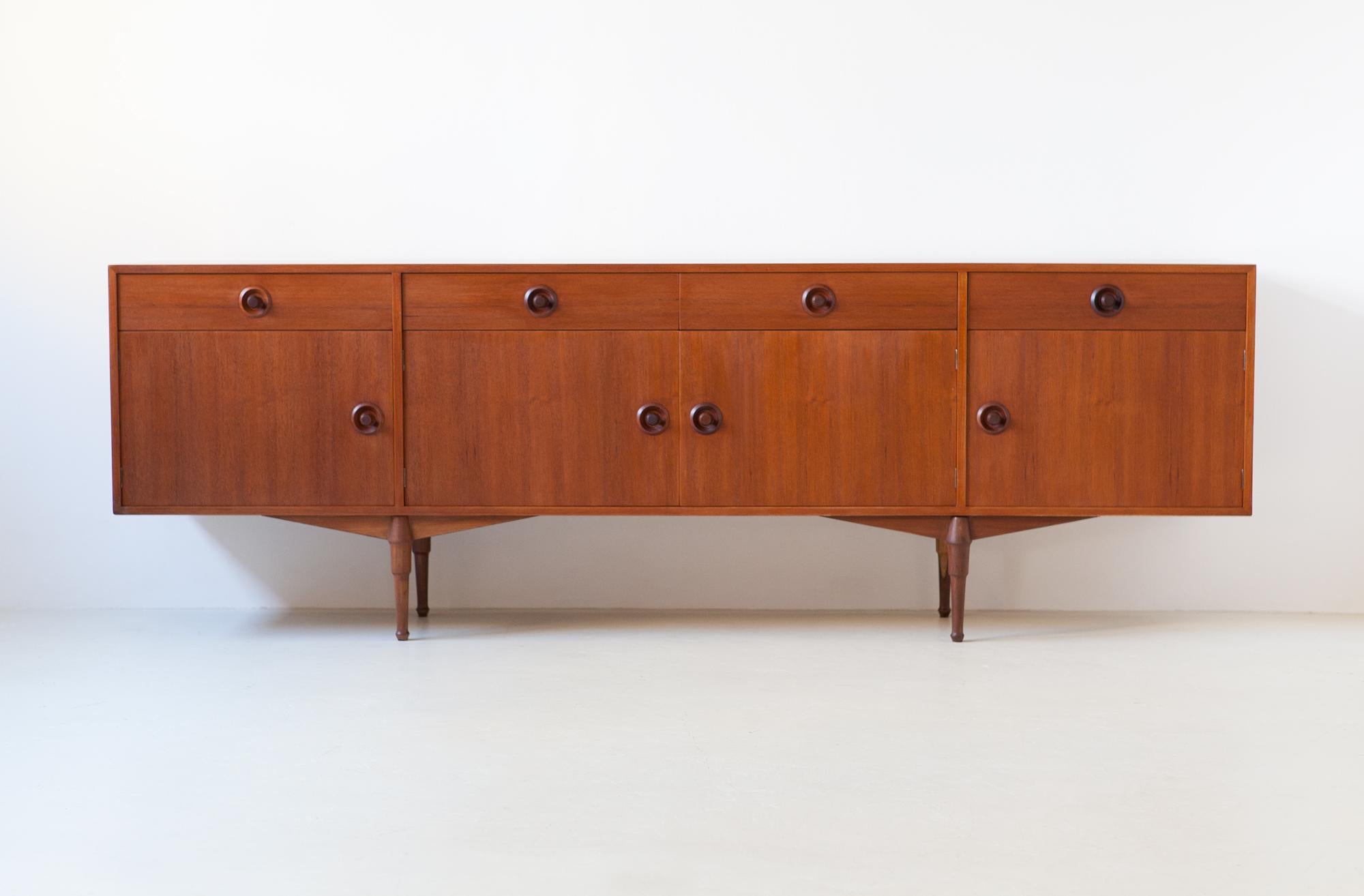 Fully Restored 1960s Italian Teak Sideboard 2