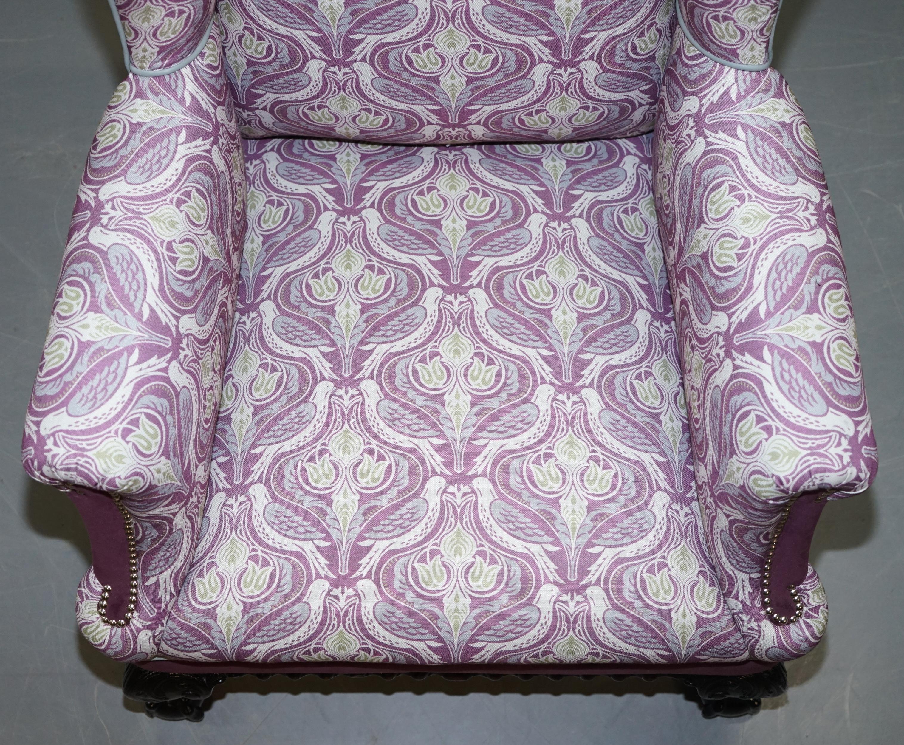 victorian wingback chair