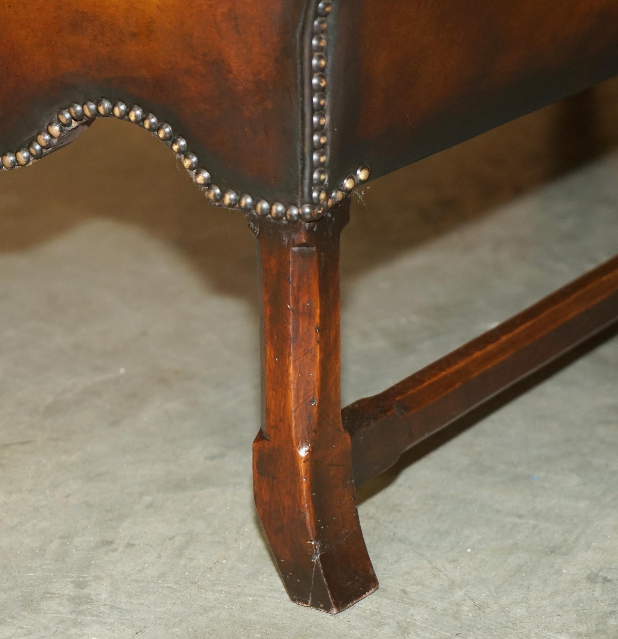 SOFA SETTEE ANTIQUE DE style GEORGE II, entièrement rénovée, 1880 en vente 12