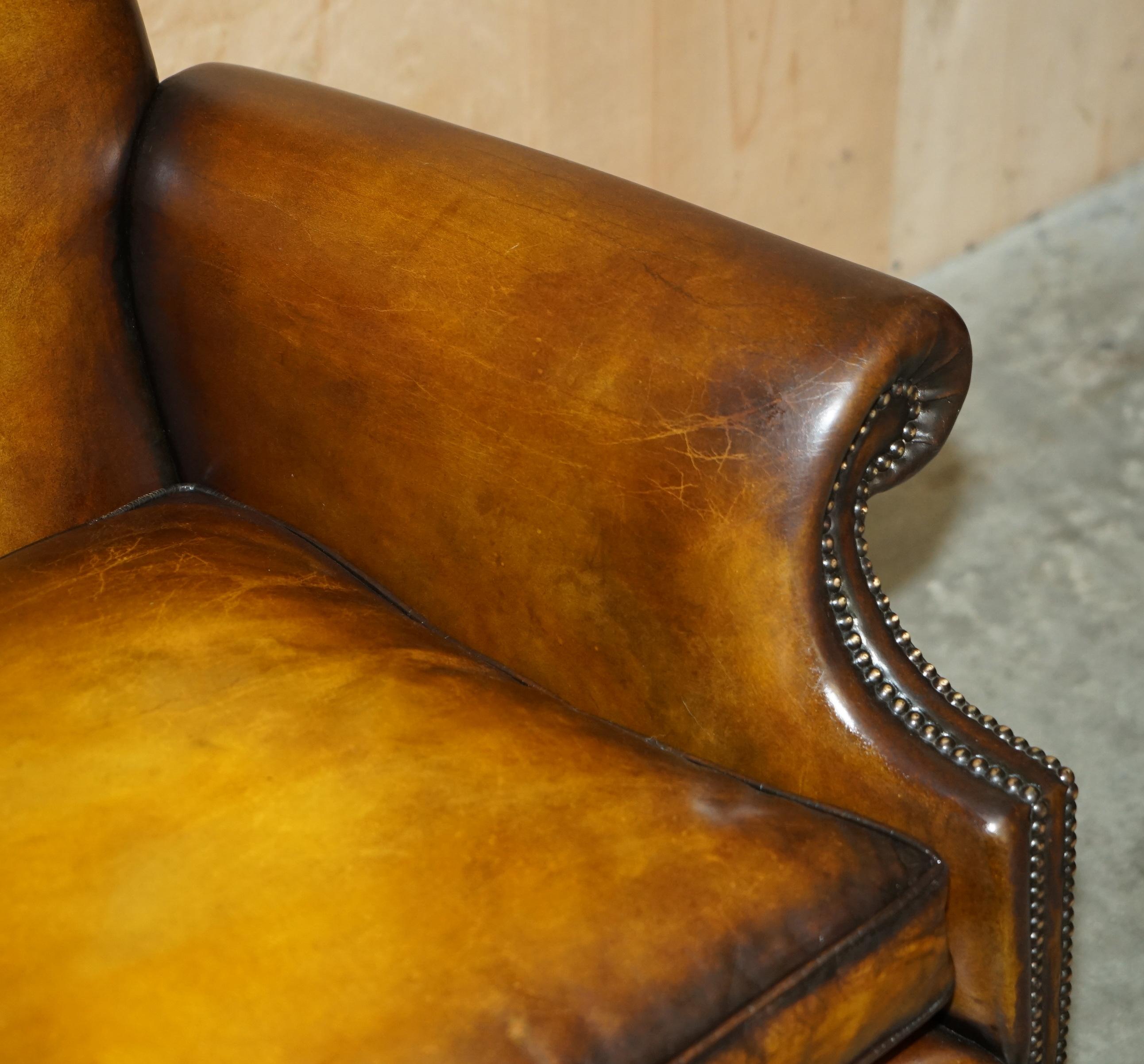 SOFA SETTEE ANTIQUE DE style GEORGE II, entièrement rénovée, 1880 en vente 1