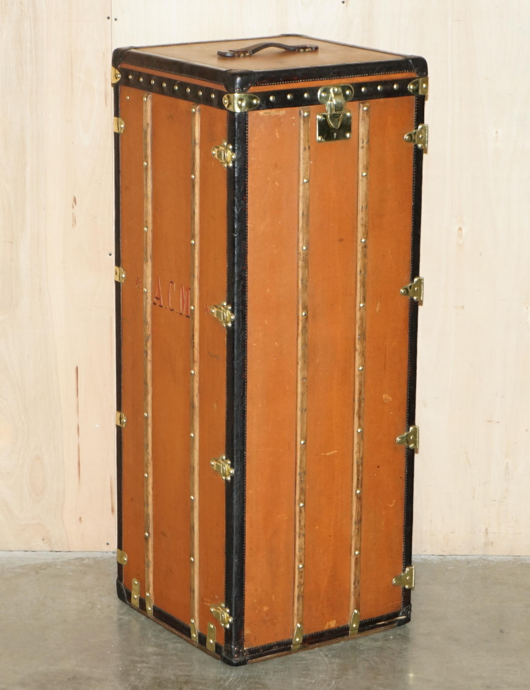 Royal House Antiques

Royal House Antiques is delighted to offer for sale this absolutely stunning fully restored original Louis Vuitton 1910 steamer wardrobe, Malle Penderie trunk in orange canvas

Please note the delivery fee listed is just a