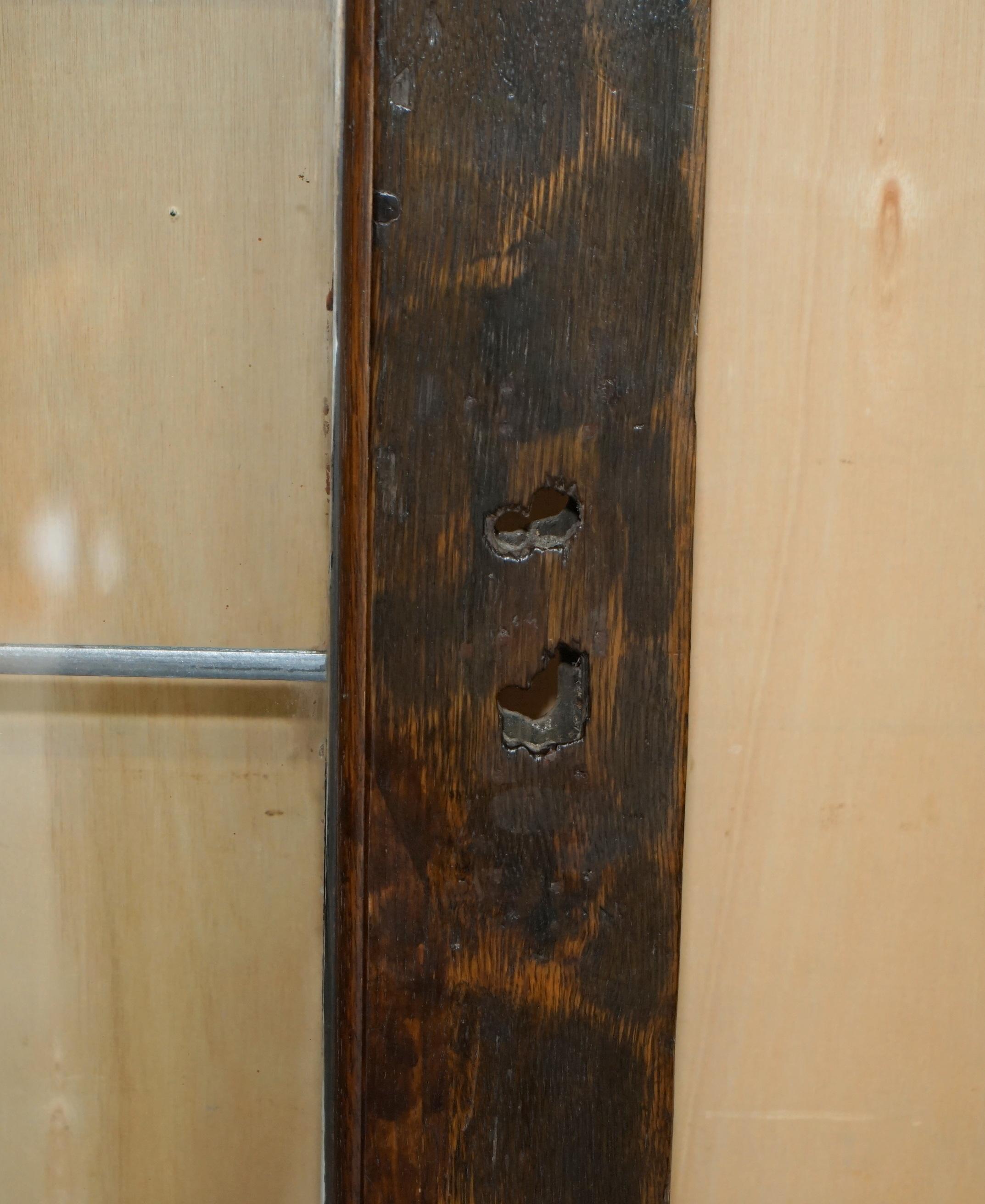 FULLY RESTORED ANTIQUE CIRCA 1920's ROBERT MOUSEMAN THOMPSON FRONT OR BACK DOOR For Sale 8