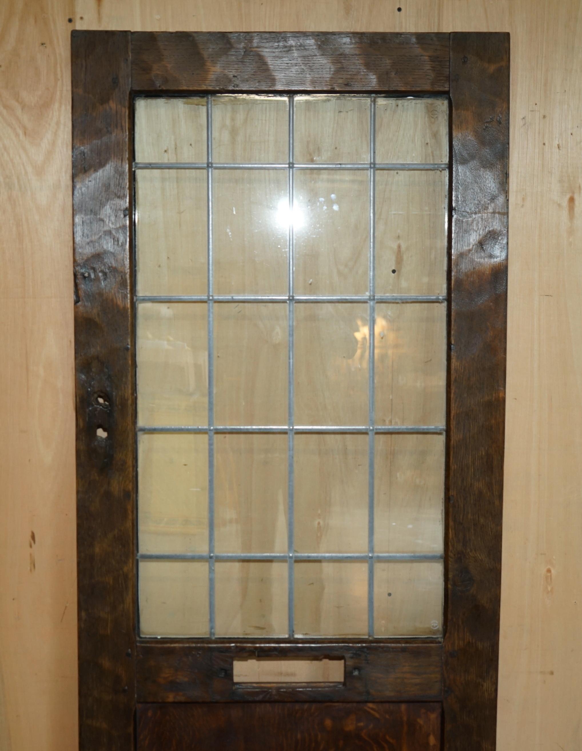 English FULLY RESTORED ANTIQUE CIRCA 1920's ROBERT MOUSEMAN THOMPSON FRONT OR BACK DOOR For Sale