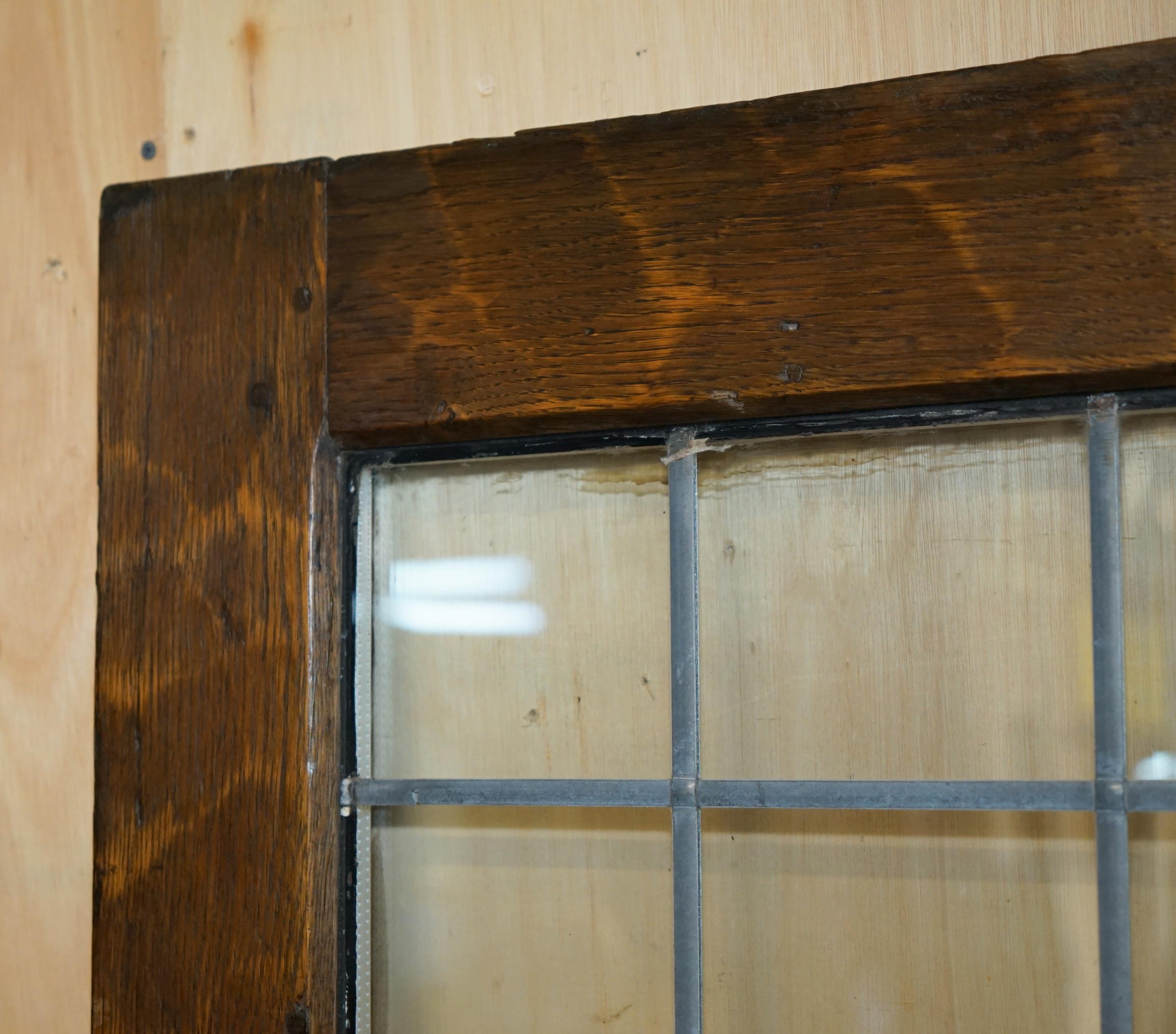 Hand-Carved FULLY RESTORED ANTIQUE CIRCA 1920's ROBERT MOUSEMAN THOMPSON FRONT OR BACK DOOR For Sale