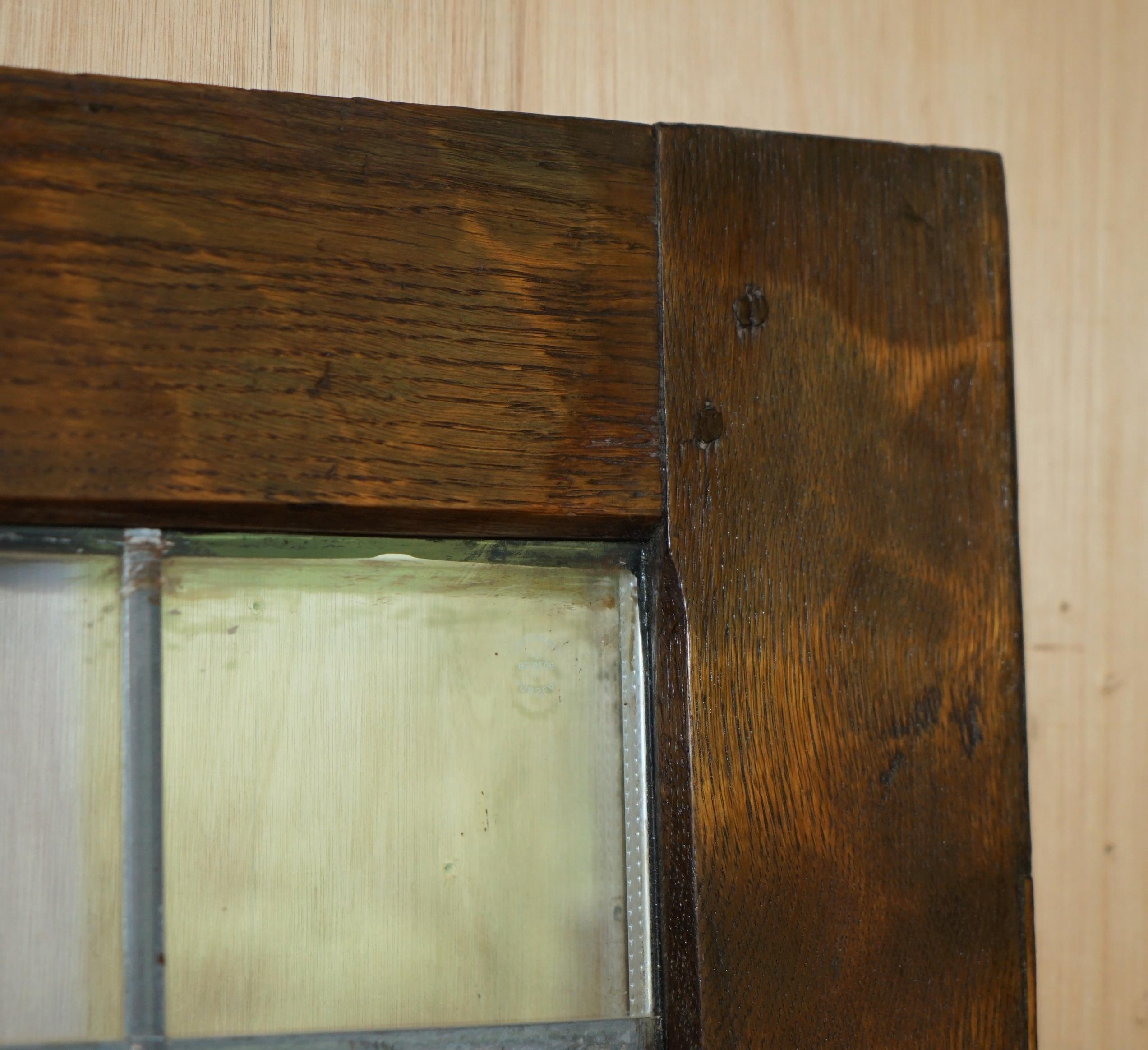 FULLY RESTORED ANTIQUE CIRCA 1920's ROBERT MOUSEMAN THOMPSON FRONT OR BACK DOOR In Good Condition For Sale In West Sussex, Pulborough