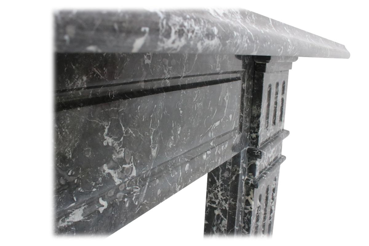 19th Century Fully restored antique late Victorian St Anne marble fire surround