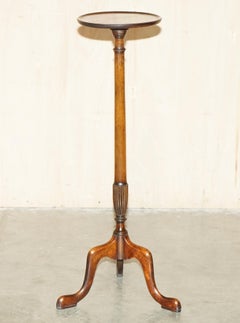 TABLE ANTIQUE VICtoriaN HARDWOOD 91CM TALL JARDINIERE SiDE STAND Entièrement rénovée