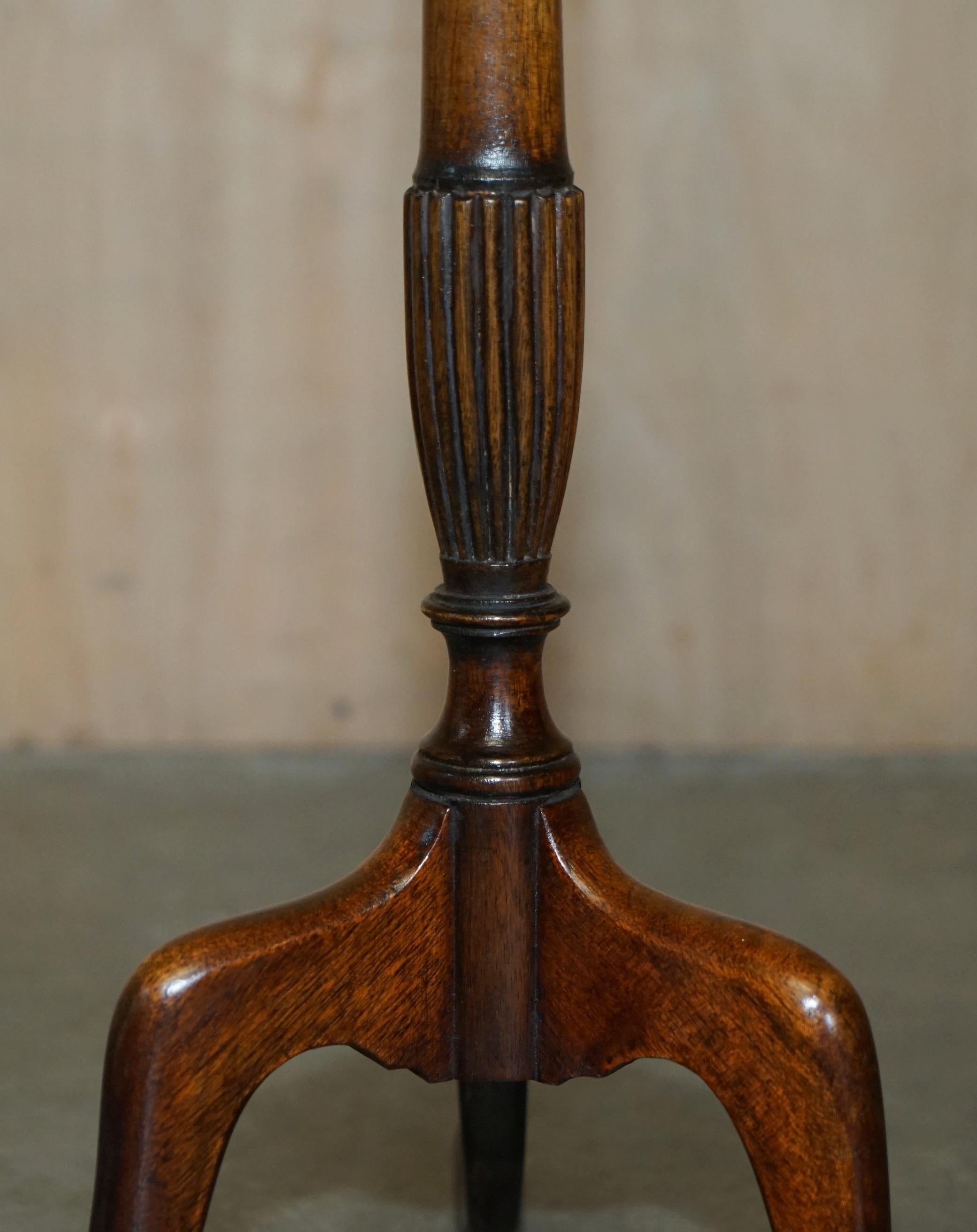 FULLY RESTORED ANTIQUE VICTORIAN HARDWOOD 91CM TALL JARDINIERE SiDE TABLE STAND For Sale 1