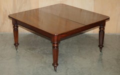 FULLY RESTORED ANTiQUE WILLIAM IV CIRCA 1830 4-12 PERSON EXTENDING DINING TABLE