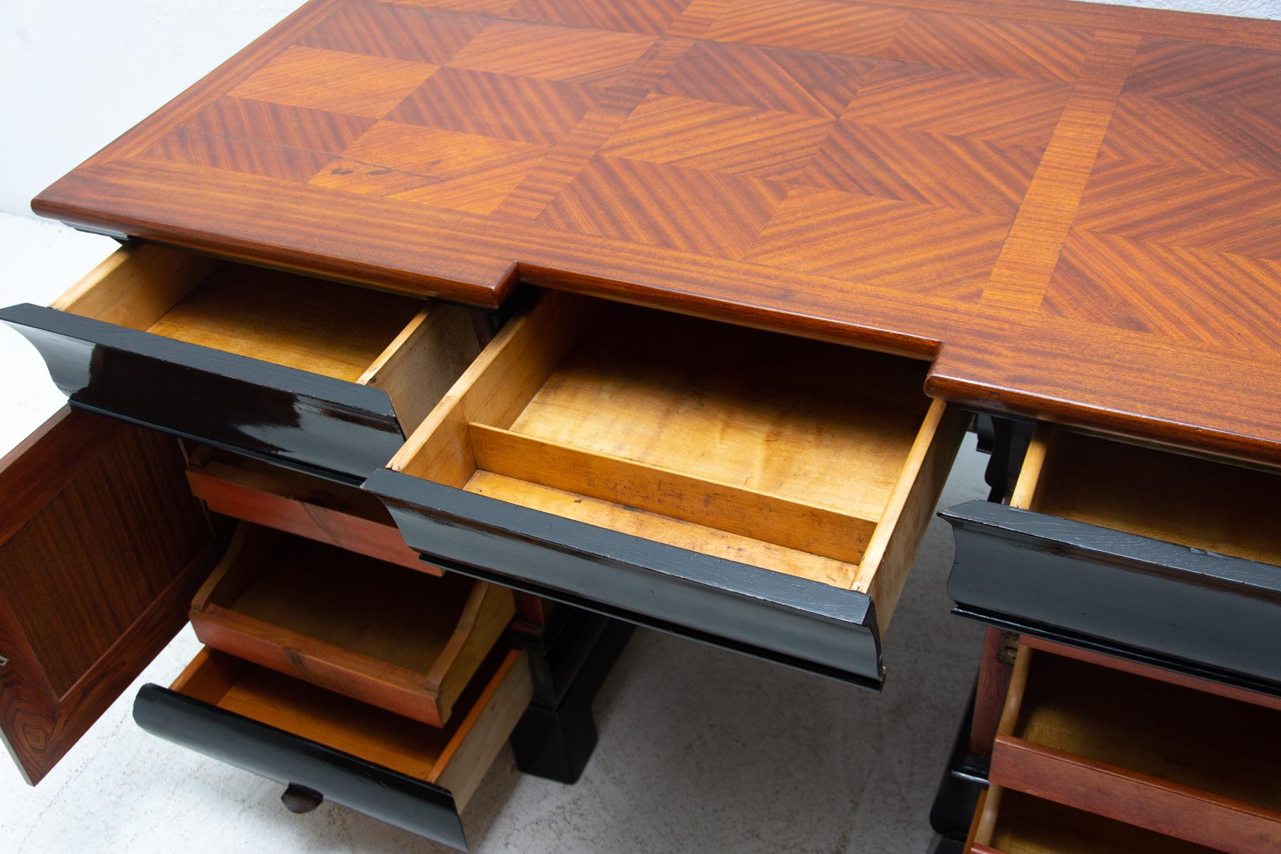 Fully Restored Art Deco Writing Desk, 1930´s, Bohemia 7