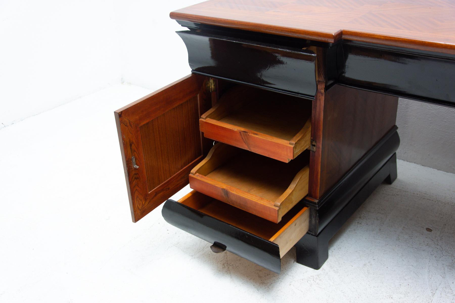 Fully Restored Art Deco Writing Desk, 1930´s, Bohemia 8
