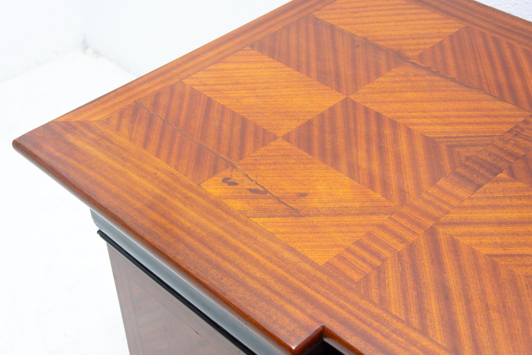 Wood Fully Restored Art Deco Writing Desk, 1930´s, Bohemia
