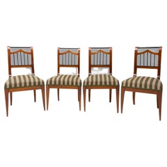 Fully Restored Biedermeier Dining Chairs, Austria-Hungary, 1830´s, Set of 4