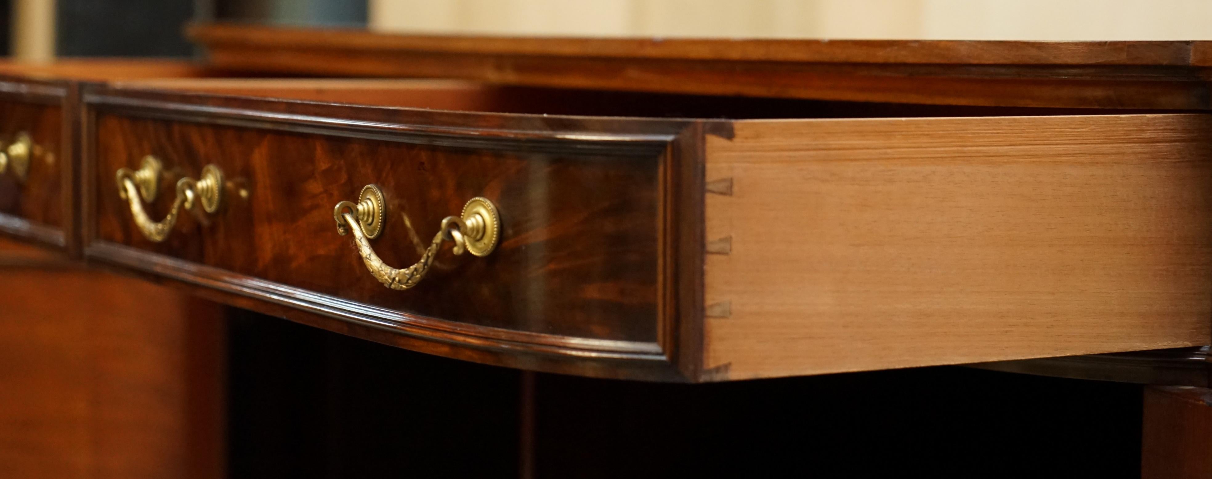 Fully Restored circa 1880 Howard & Son Berners Street Flamed Hardwood Sideboard 13