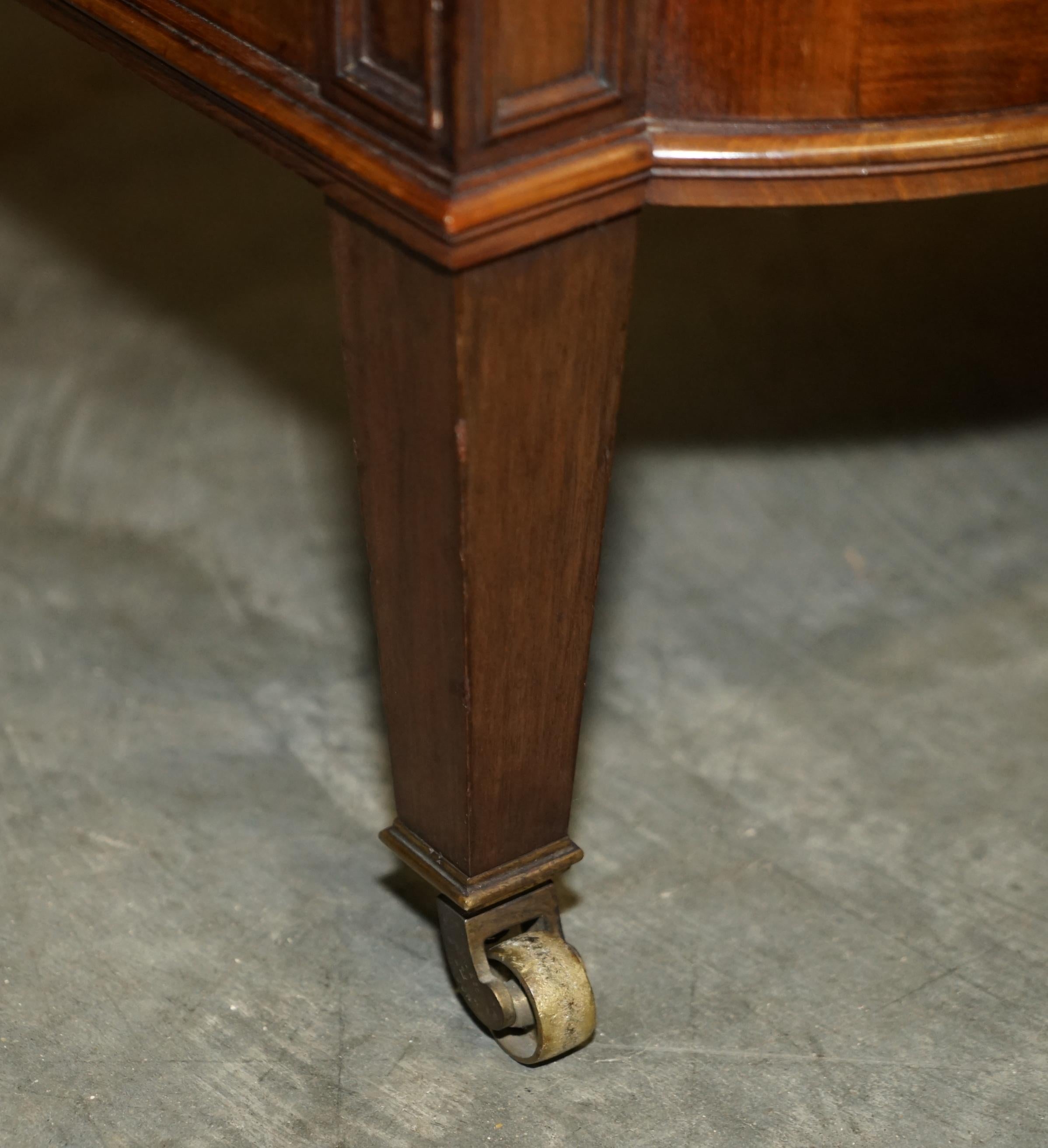 Fully Restored circa 1880 Howard & Son Berners Street Flamed Hardwood Sideboard 3