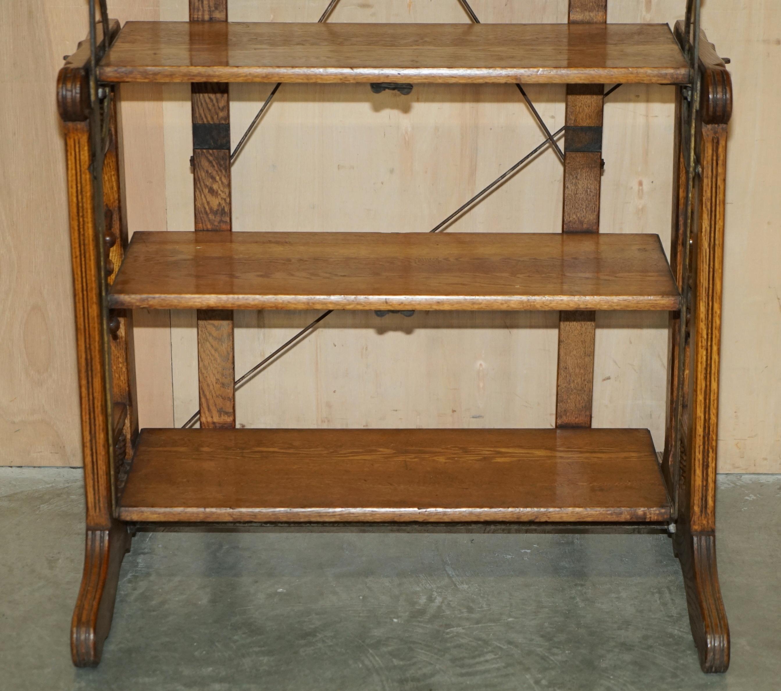Early 20th Century FULLY RESTORED CiRCA 1910 BOECKH BROTHERS METAMORPHIC BAKERS TABLE BOOKCASE For Sale