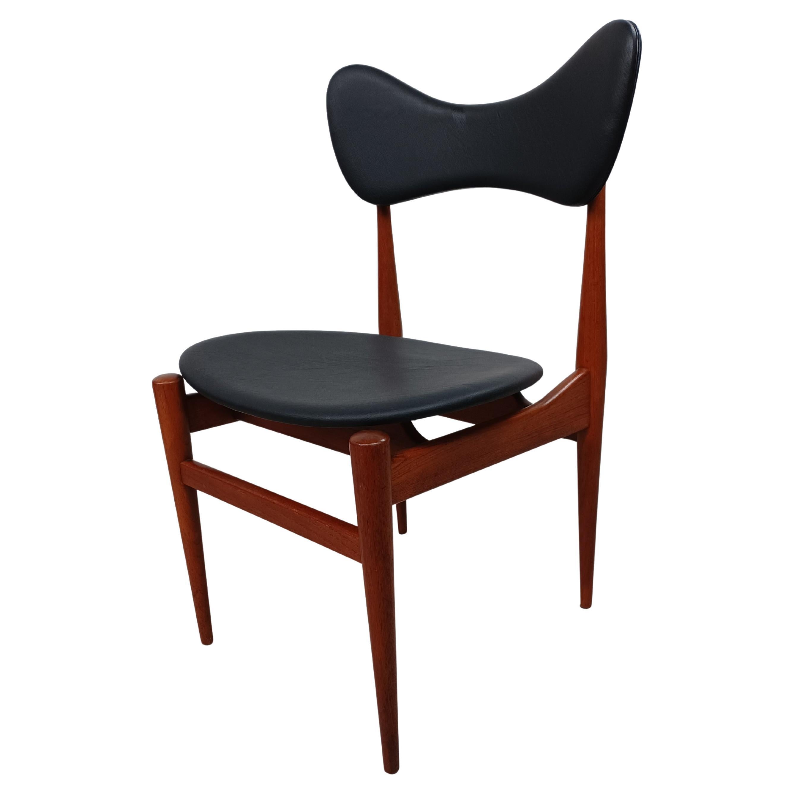 Fully Restored Danish Inge & Luciano Rubino Teak Side Chair by Sorø Stolefabrik