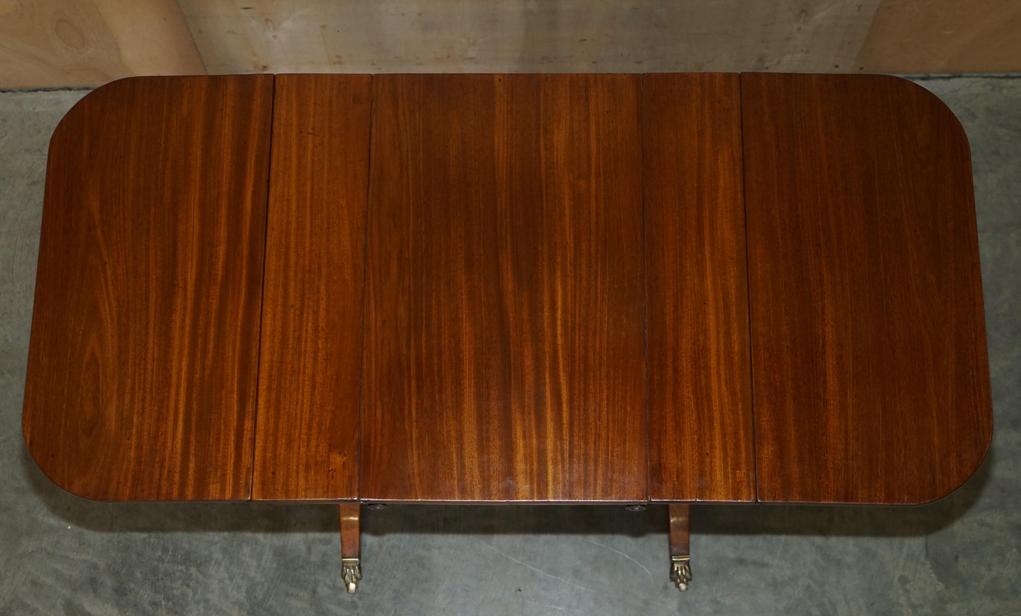 Table de canapé Regency d'antiquités et de backgammon complètement restaurée en vente 11