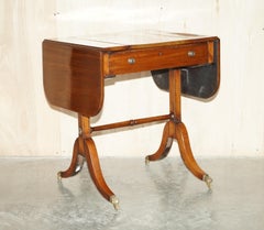 Fully Restored Extending Antique Regency Sofa Table Inc Chess Board & Backgammon