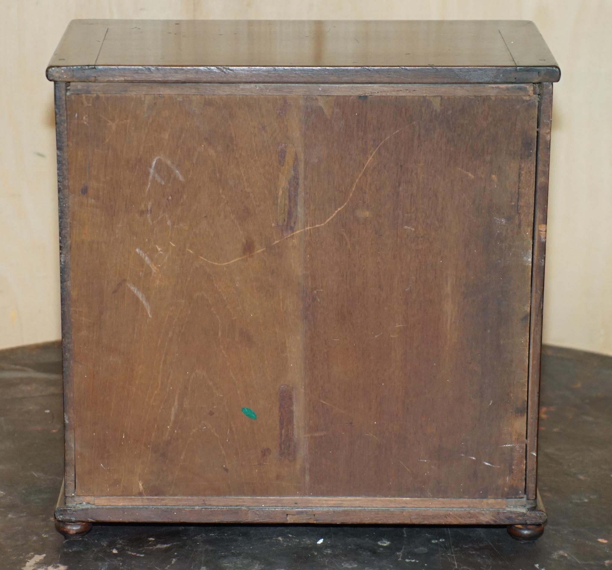 FULLY RESTORED FINE & ANTIQUE GEORGIAN SHERATON COLLECTORS CABINET CiRCA 1820 For Sale 6