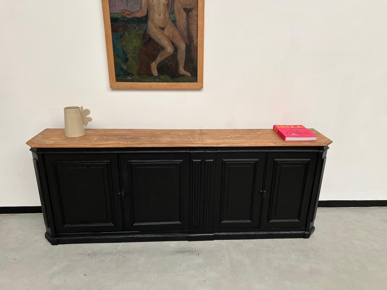 Fully restored french sideboard from the 1900s For Sale 9