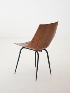 Fully Restored Italian Playwood Chair by Società Compensati Curvati, 1950s