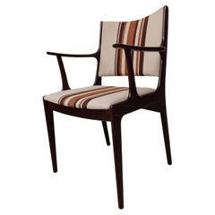 Poltrone in mogano Johannes Andersen degli anni '60 completamente restaurate e personalizzabili