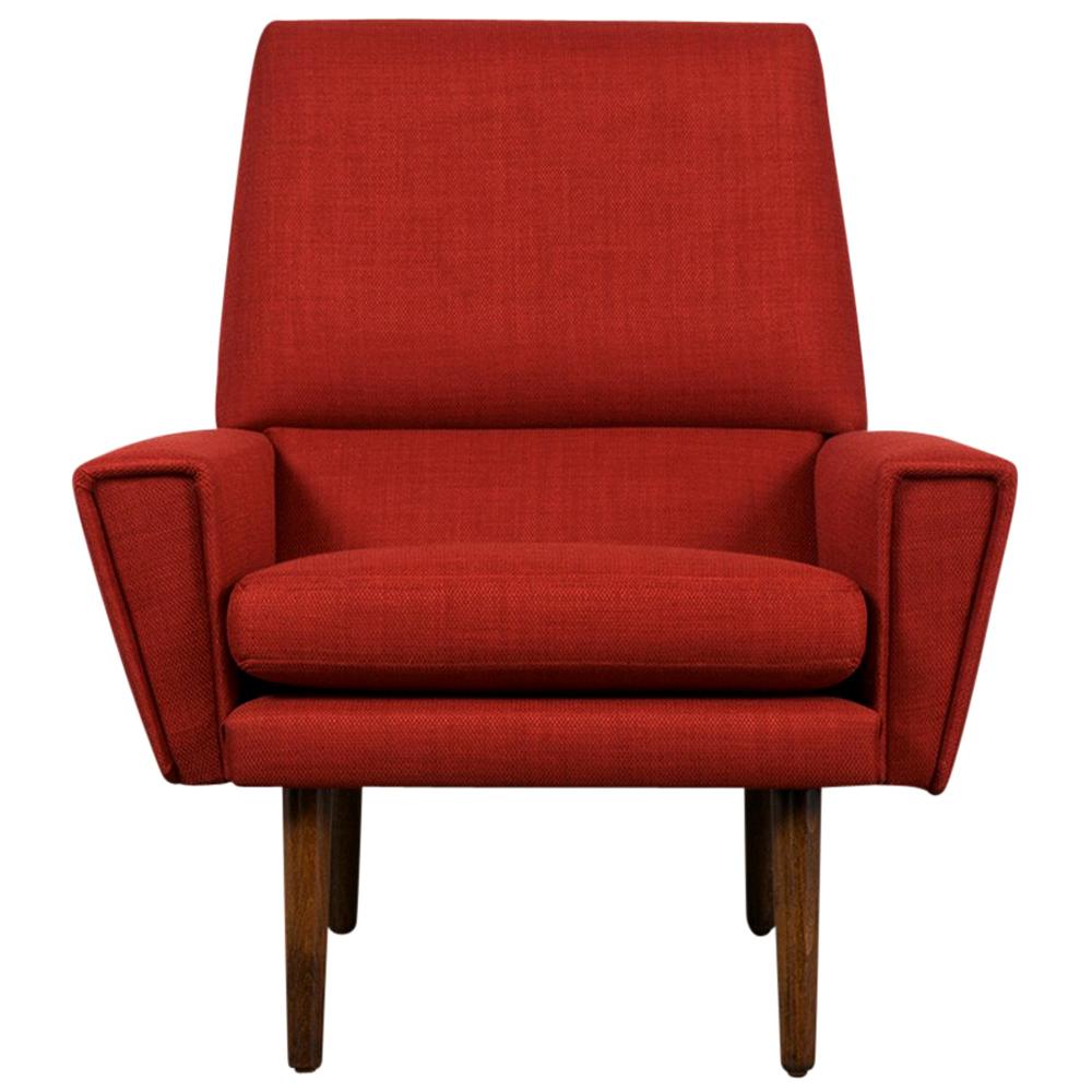 Silla de salón de estilo danés Kurt Ostervig totalmente restaurada en venta