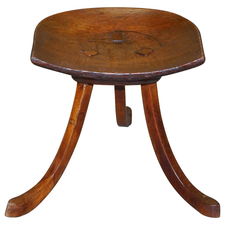 Fully Restored Liberty's London Thebes Stool L Wyburd Original Antique Victorian For Sale