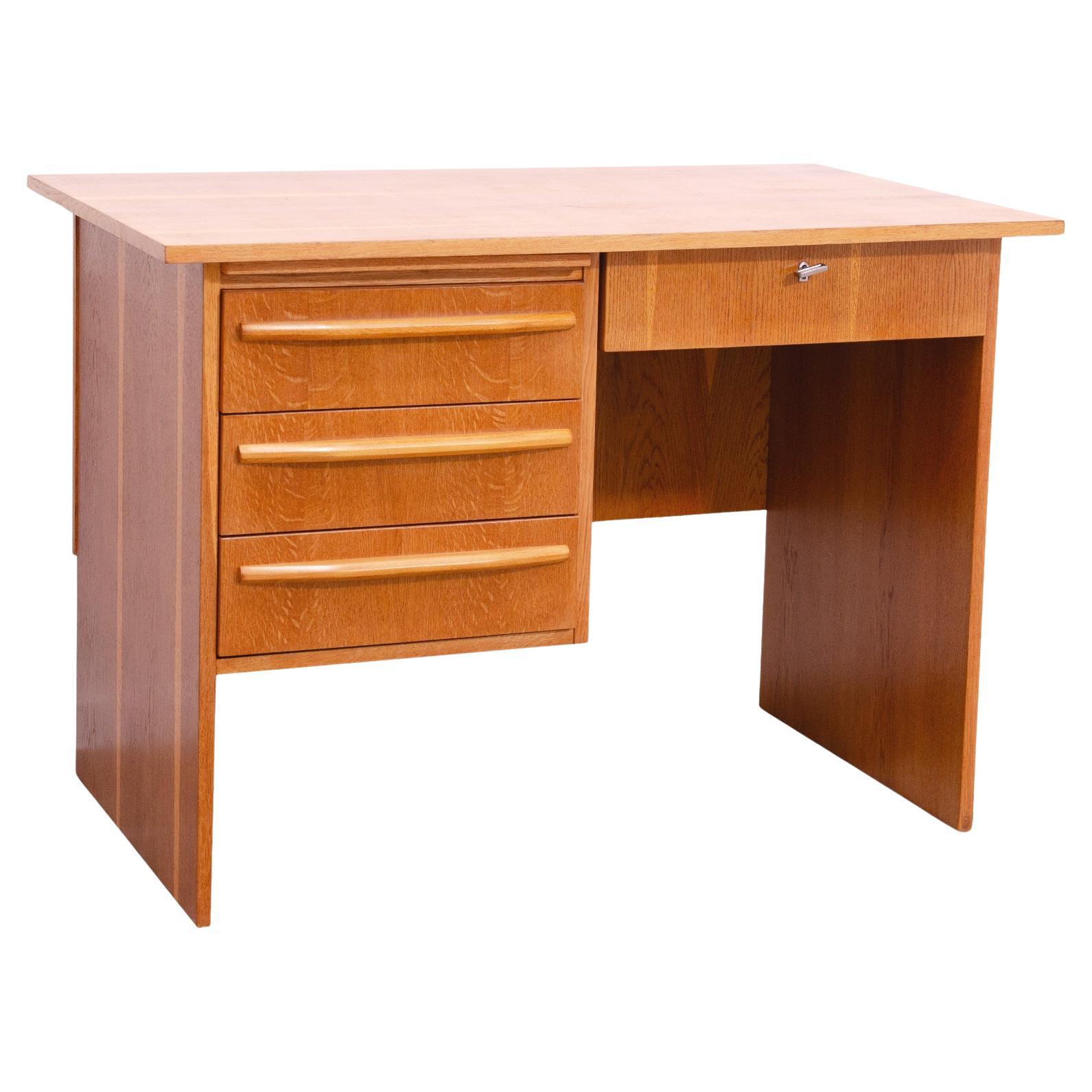 Fully restored mid century ladies writing desk, 1970´s, Czechoslovakia For Sale