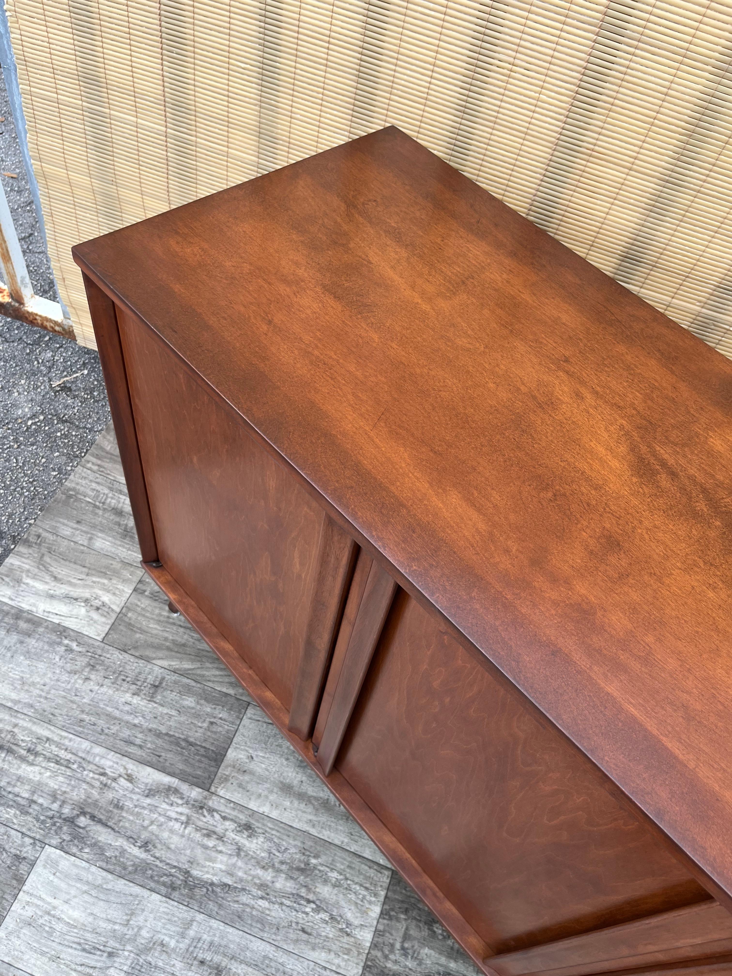 Fully Restored Mid Century Modern Sideboard Credenza. Circa 1960s. For Sale 12